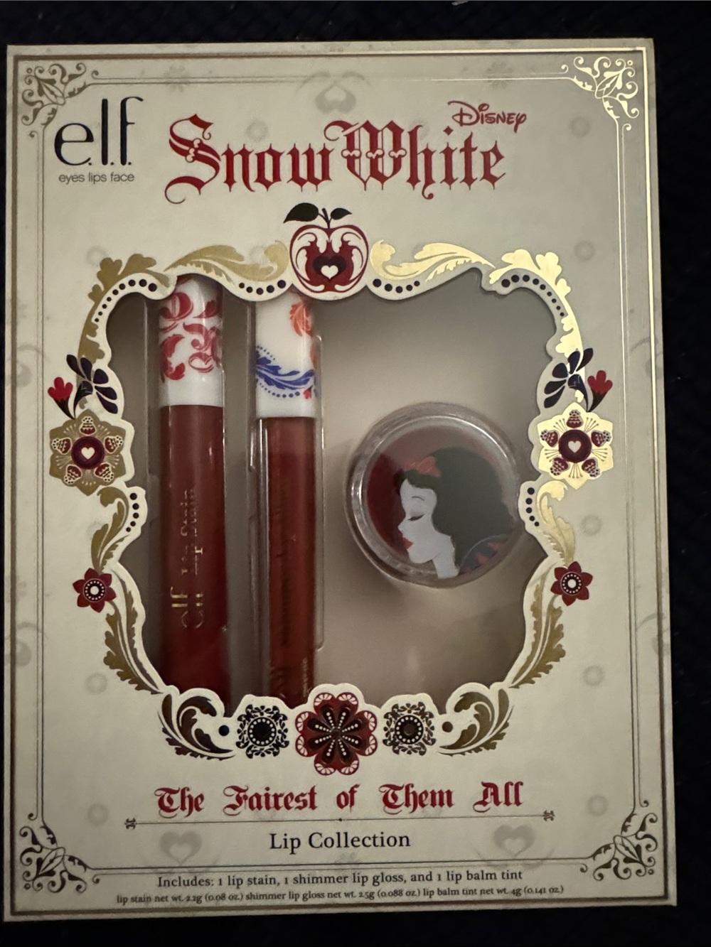 e.l.f. Disney Snow White Lip Collection - new in box
